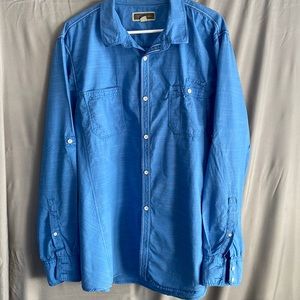 Inc, international concepts, long sleeve button down shirt, XXL
